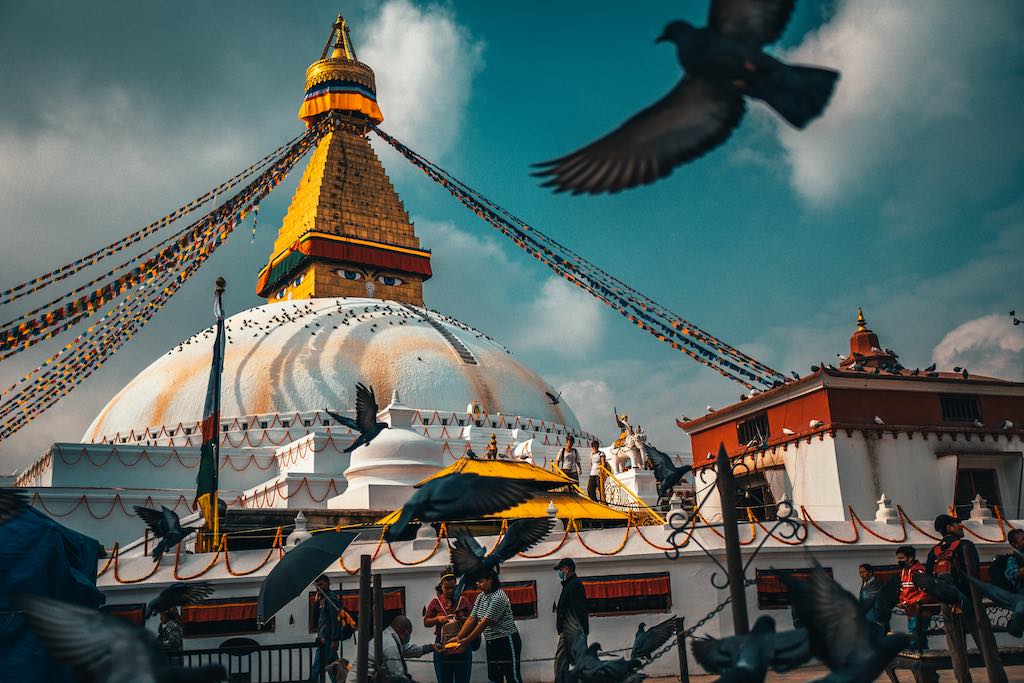 Boudhanath Stupa, one among 10 best places to visit in Kathmandu