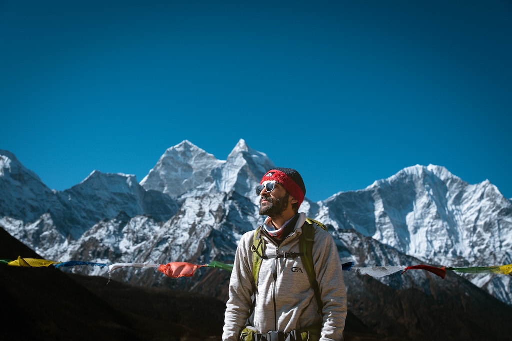 Wholesome mountain panorama in Everest region. Difficult treks like Everest Base Camp isn't for everyone. It's among a trek that not everyone should trek.