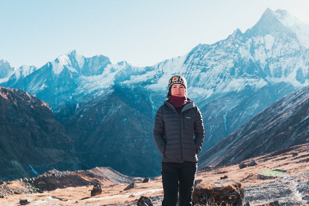 Clear weather morning at Annapurna Base Camp