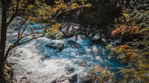 Cascading Langtang River