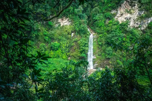 En route to Chhomrong from Landruk