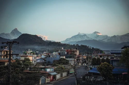 Pokhara in the morning